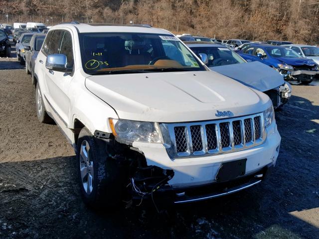 1C4RJFCT4DC639225 - 2013 JEEP GRAND CHER WHITE photo 1