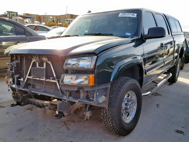 1GCHK23U63F227816 - 2003 CHEVROLET SILVERADO GREEN photo 2