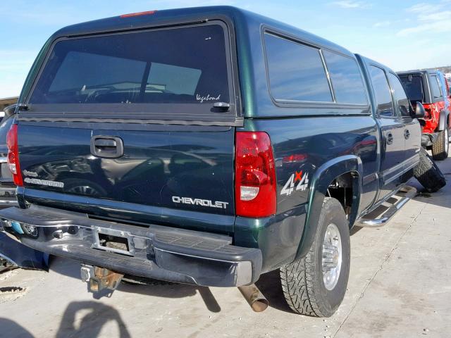 1GCHK23U63F227816 - 2003 CHEVROLET SILVERADO GREEN photo 4