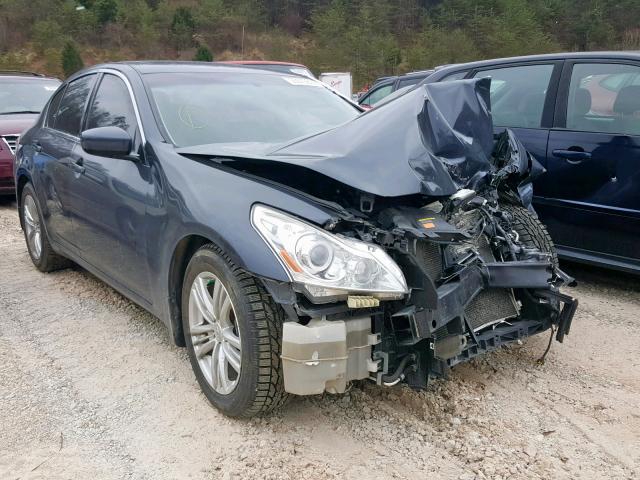 JN1CV6AP2AM204650 - 2010 INFINITI G37 BASE BLUE photo 1