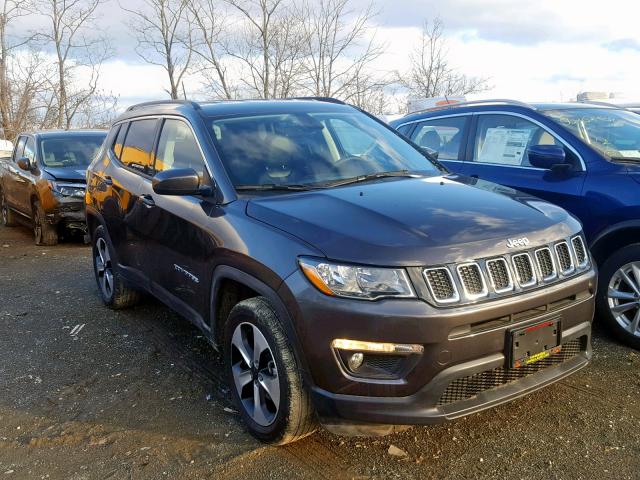 3C4NJDBB3JT155123 - 2018 JEEP COMPASS LA GRAY photo 1