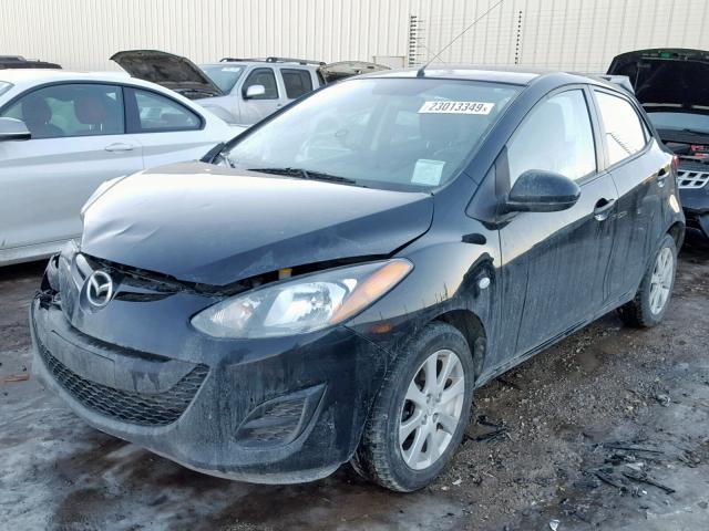 JM1DE1HY9B0117971 - 2011 MAZDA MAZDA2 Qara foto 2