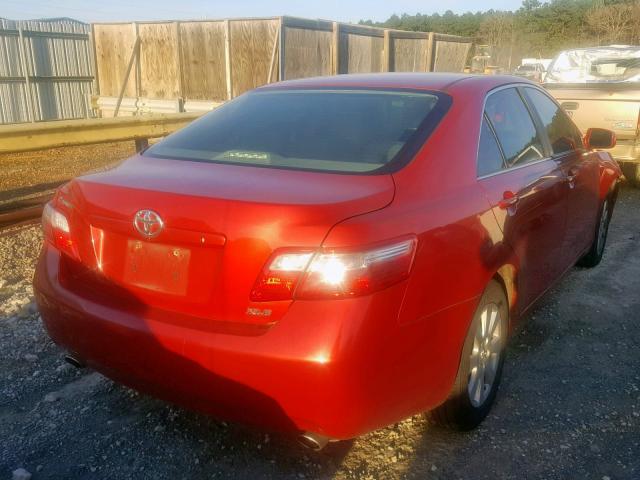 4T1BK46KX7U041320 - 2007 TOYOTA CAMRY NEW RED photo 4