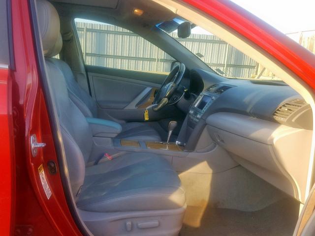 4T1BK46KX7U041320 - 2007 TOYOTA CAMRY NEW RED photo 5