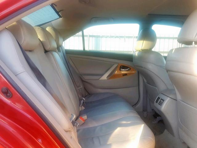 4T1BK46KX7U041320 - 2007 TOYOTA CAMRY NEW RED photo 6