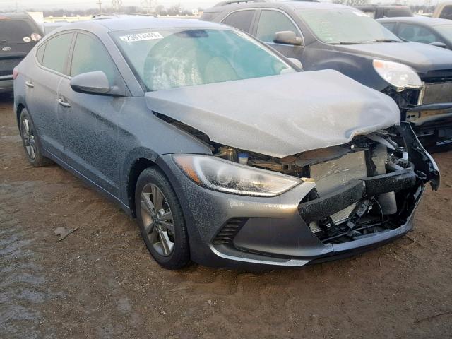 5NPD84LF3JH390775 - 2018 HYUNDAI ELANTRA SE GRAY photo 1