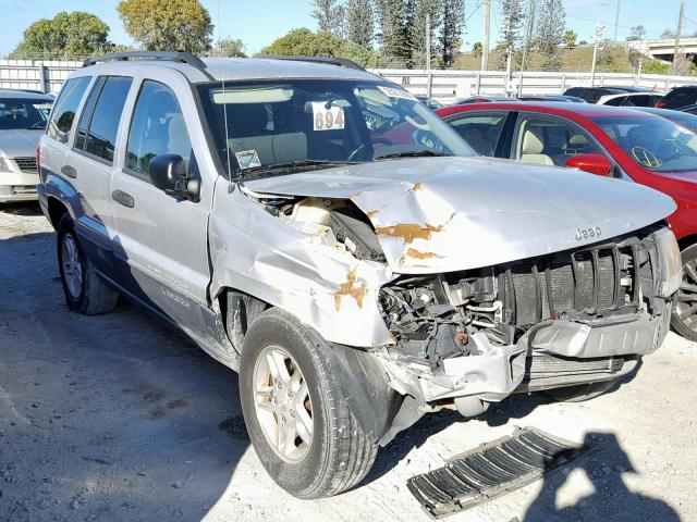 1J4GX48S34C143014 - 2004 JEEP GRAND CHER SILVER photo 1