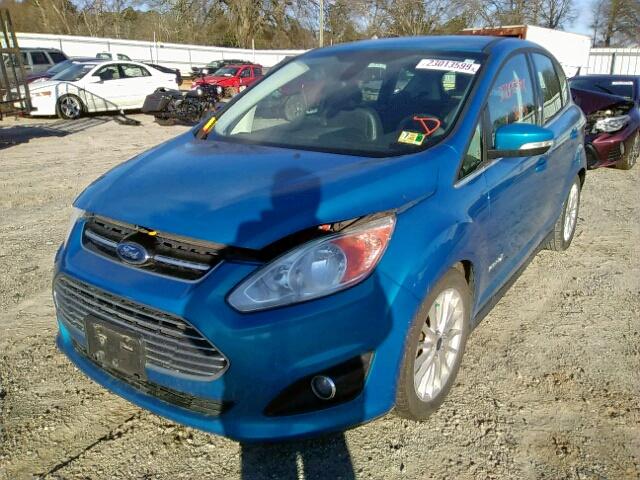 1FADP5BUXDL504849 - 2013 FORD C-MAX SEL BLUE photo 2