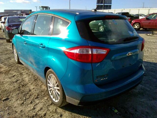 1FADP5BUXDL504849 - 2013 FORD C-MAX SEL BLUE photo 3