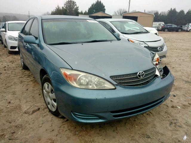 4T1BE30K42U607006 - 2002 TOYOTA CAMRY LE BLUE photo 1