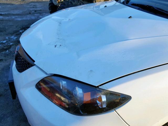 JM1BK32G761538356 - 2006 MAZDA 3 I WHITE photo 9