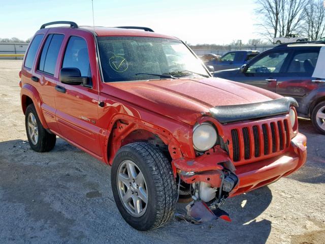 1J4GL58K23W528241 - 2003 JEEP LIBERTY LI RED photo 1