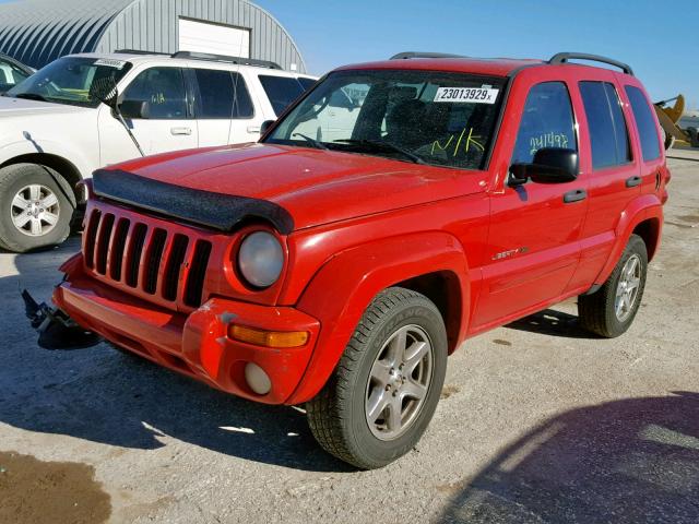 1J4GL58K23W528241 - 2003 JEEP LIBERTY LI RED photo 2