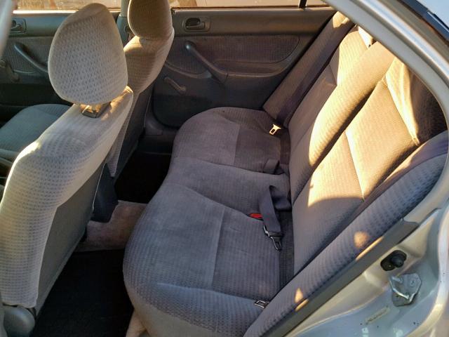 2HGEJ661XYH572577 - 2000 HONDA CIVIC BASE Gümüş foto 6