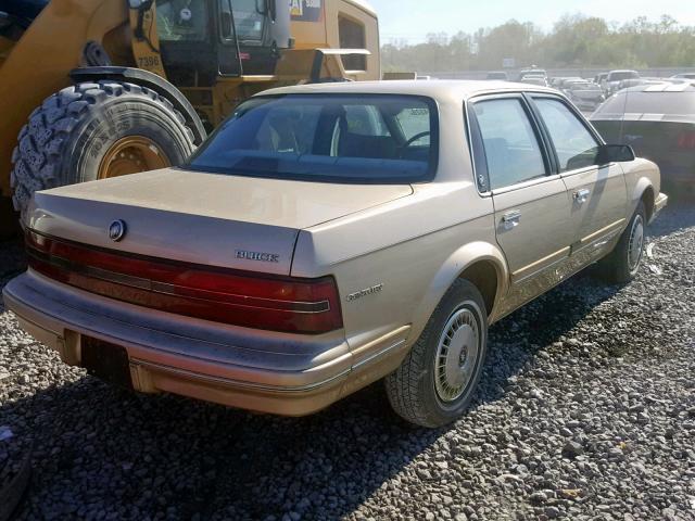 1G4AG55N0P6464541 - 1993 BUICK CENTURY SP BEIGE photo 4