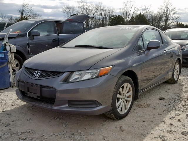 2HGFG3B16CH534697 - 2012 HONDA CIVIC EXL GRAY photo 2