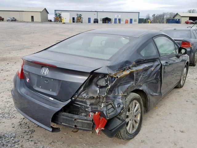 2HGFG3B16CH534697 - 2012 HONDA CIVIC EXL GRAY photo 4