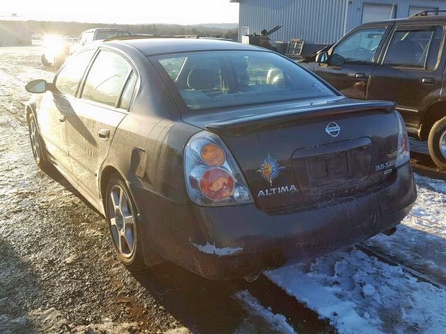 1N4BL11DX3C326582 - 2003 NISSAN ALTIMA SE BLACK photo 3