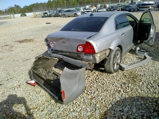 1G1ZC5E05CF201410 - 2012 CHEVROLET MALIBU 1LT ვერცხლისფერი ფოტო 4