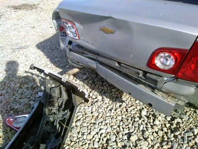 1G1ZC5E05CF201410 - 2012 CHEVROLET MALIBU 1LT ვერცხლისფერი ფოტო 9