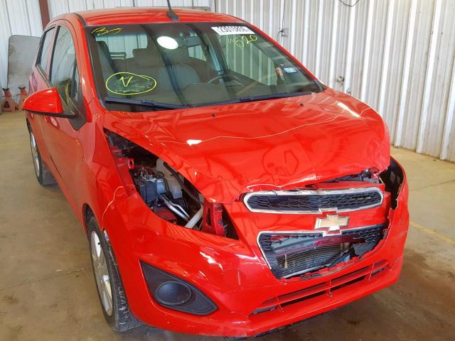 KL8CB6S9XEC509520 - 2014 CHEVROLET SPARK LS RED photo 1