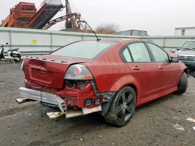 6G2EC57Y79L216260 - 2009 PONTIAC G8 GT BURGUNDY photo 4