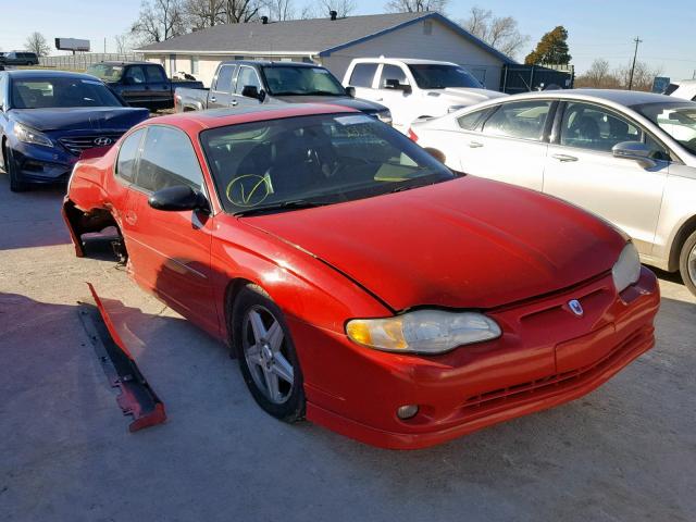 2G1WZ121949205378 - 2004 CHEVROLET MONTE CARL RED photo 1