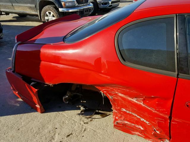 2G1WZ121949205378 - 2004 CHEVROLET MONTE CARL RED photo 9