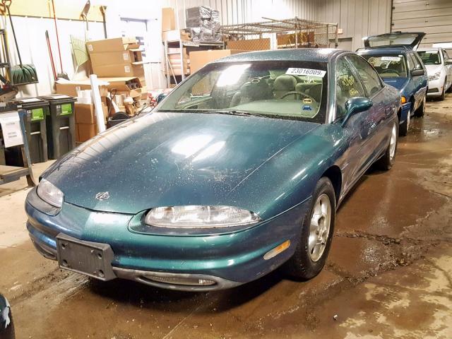 1G3GR62C5V4119385 - 1997 OLDSMOBILE AURORA GREEN photo 2