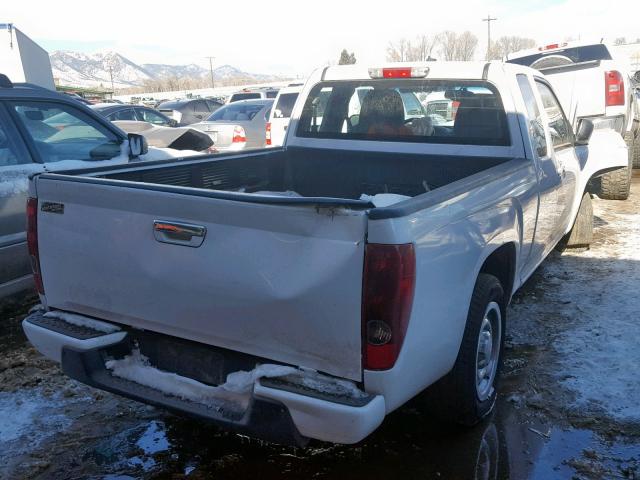 1GCESBF96C8126354 - 2012 CHEVROLET COLORADO WHITE photo 4