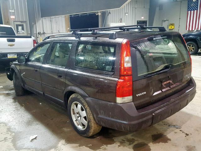 YV1SZ58D111008634 - 2001 VOLVO V70 XC BROWN photo 3