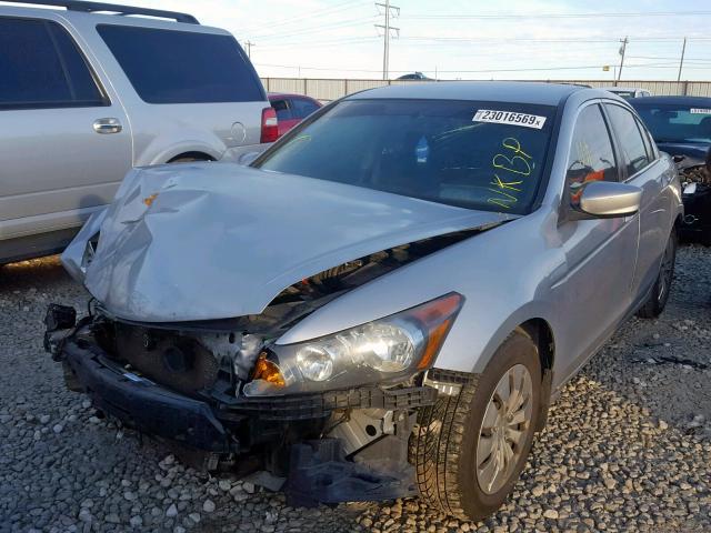 1HGCP26389A130929 - 2009 HONDA ACCORD LX SILVER photo 2