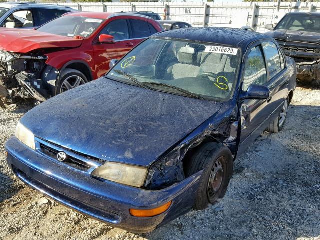 2T1BB02E5VC182383 - 1997 TOYOTA COROLLA DX BLUE photo 2