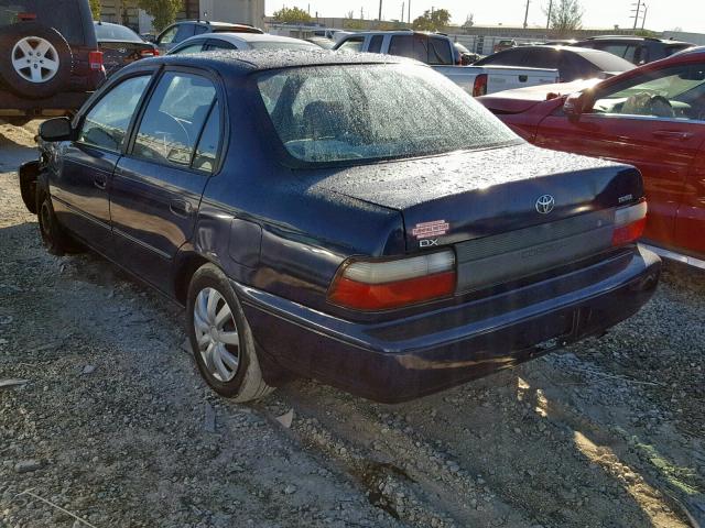 2T1BB02E5VC182383 - 1997 TOYOTA COROLLA DX BLUE photo 3