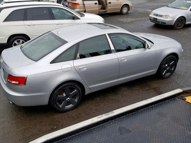 WAUBH74F68N092638 - 2008 AUDI A6 S-LINE SILVER photo 10