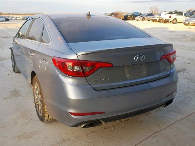 5NPE34AF7GH334367 - 2016 HYUNDAI SONATA SPO SILVER photo 3