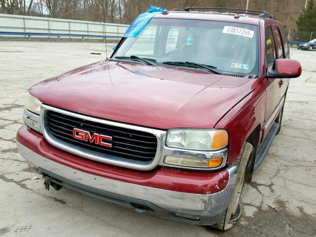 1GKEK13Z74J255135 - 2004 GMC YUKON MAROON photo 2