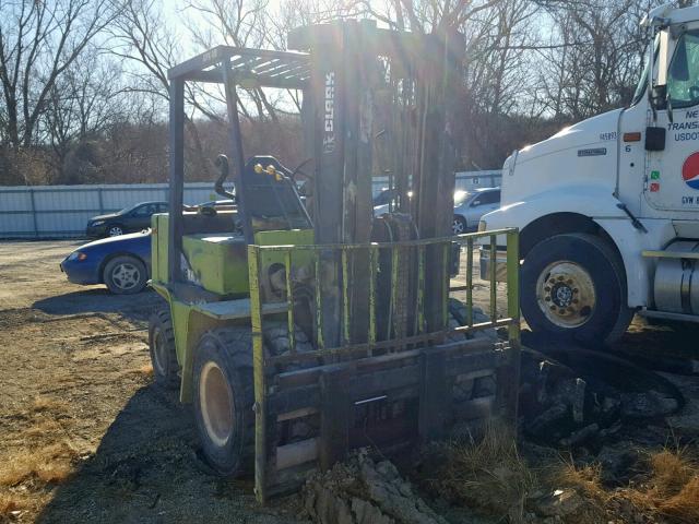 1GPX71500529509FB - 1996 CLARK FORKLIFT FORKLIFT GREEN photo 1