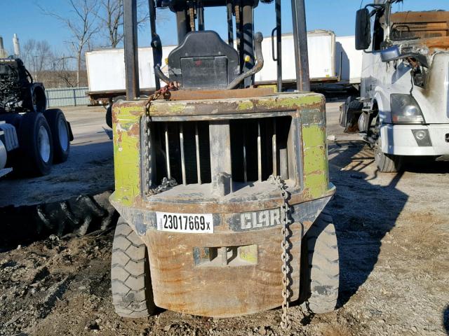 1GPX71500529509FB - 1996 CLARK FORKLIFT FORKLIFT Зеленый фото 10
