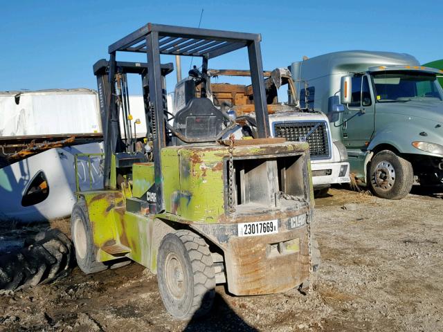 1GPX71500529509FB - 1996 CLARK FORKLIFT FORKLIFT GREEN photo 3