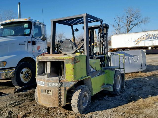 1GPX71500529509FB - 1996 CLARK FORKLIFT FORKLIFT GREEN photo 4