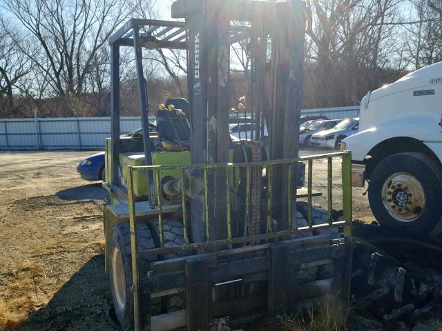 1GPX71500529509FB - 1996 CLARK FORKLIFT FORKLIFT Зеленый фото 9