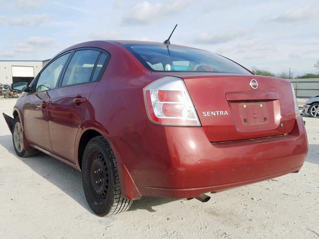 3N1AB61E58L752659 - 2008 NISSAN SENTRA 2.0 RED photo 3