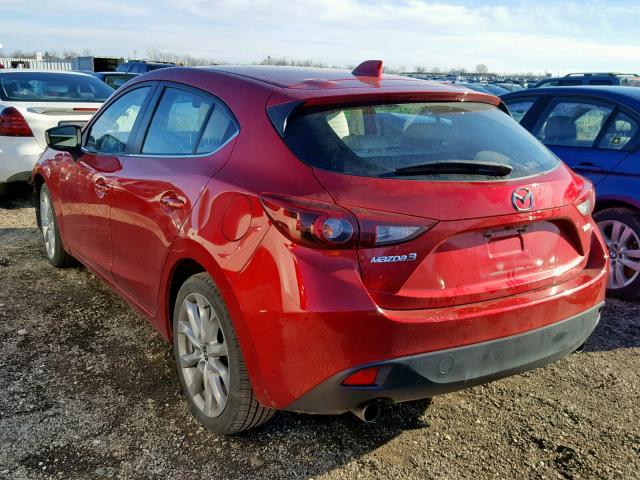 JM1BM1M39E1103491 - 2014 MAZDA 3 GRAND TO RED photo 3