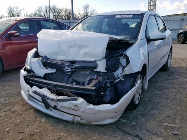 3N1AB6AP5AL650785 - 2010 NISSAN SENTRA 2.0 WHITE photo 2