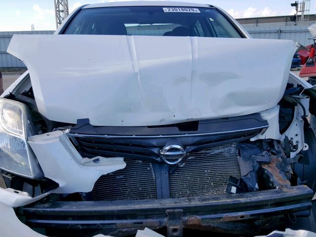 3N1AB6AP5AL650785 - 2010 NISSAN SENTRA 2.0 WHITE photo 7