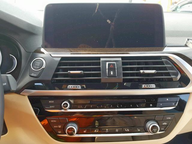 5UXTR7C56KLE97593 - 2019 BMW X3 SDRIVE3 Синій фото 9