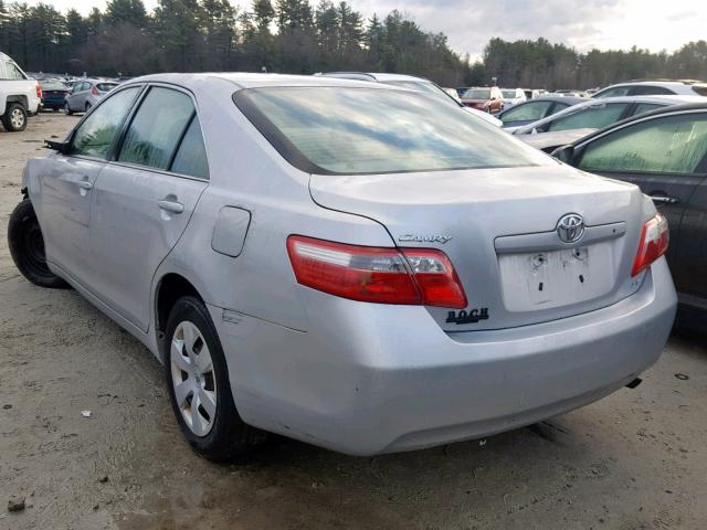 4T1BE46K27U112470 - 2007 TOYOTA CAMRY SILVER photo 3