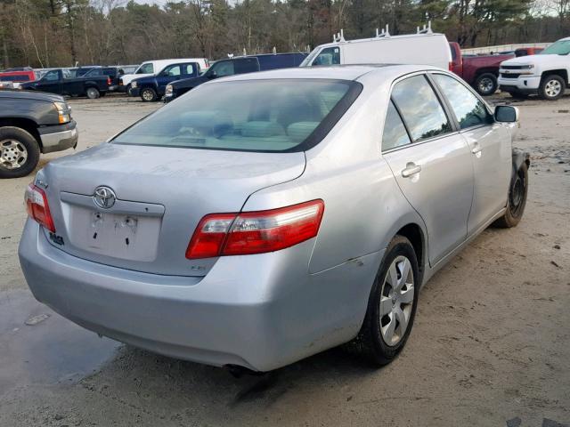 4T1BE46K27U112470 - 2007 TOYOTA CAMRY SILVER photo 4