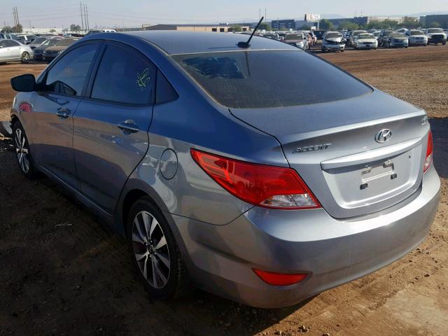 KMHCT4AE7HU356466 - 2017 HYUNDAI ACCENT SE GRAY photo 3